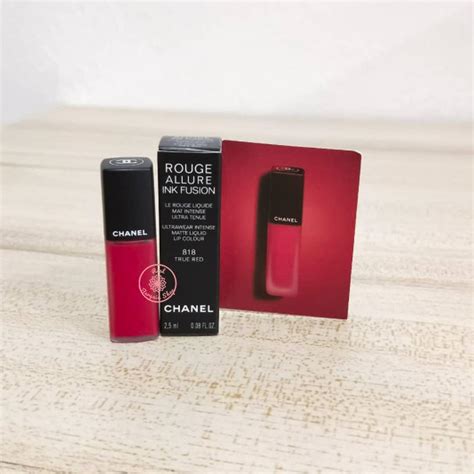 chanel rouge allure ink fusion 818 true red|chanel rouge allure fusion.